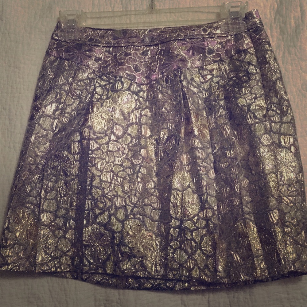 Kimchi Blue metallic skirt
